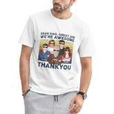 Dear Dad Great Job - Personalized Unisex T-shirt - Gift For Dad - lovscape